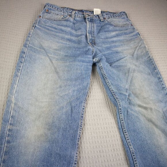 Levi's 550 Relaxed Fit Made In Canada Denim Jeans 38x32 - Picture 3 of 8